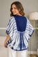 Amy Topaz Embroidered Tie Dye Short Poncho Kaftan Relax Fit