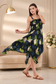 White Flower Smock Flare dress     