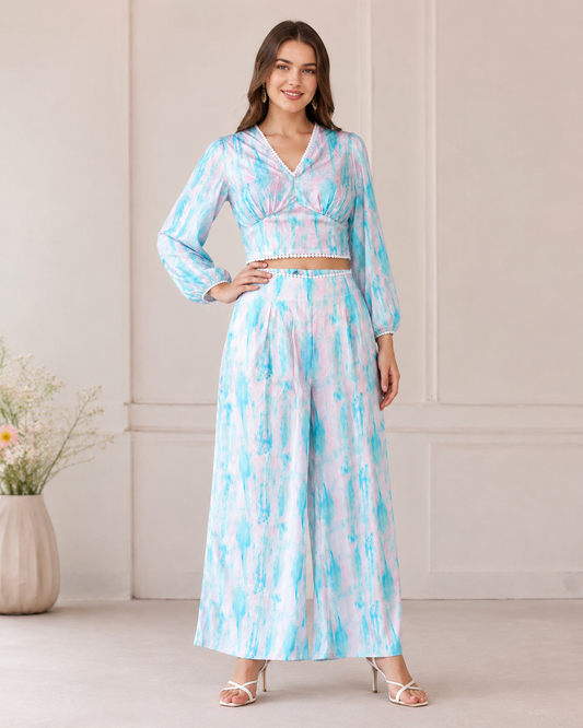 Blue Lagoon Co-ord Set