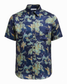 Blue Lily Statement Shirt For Men