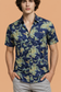 Blue Lily Statement Shirt For Men