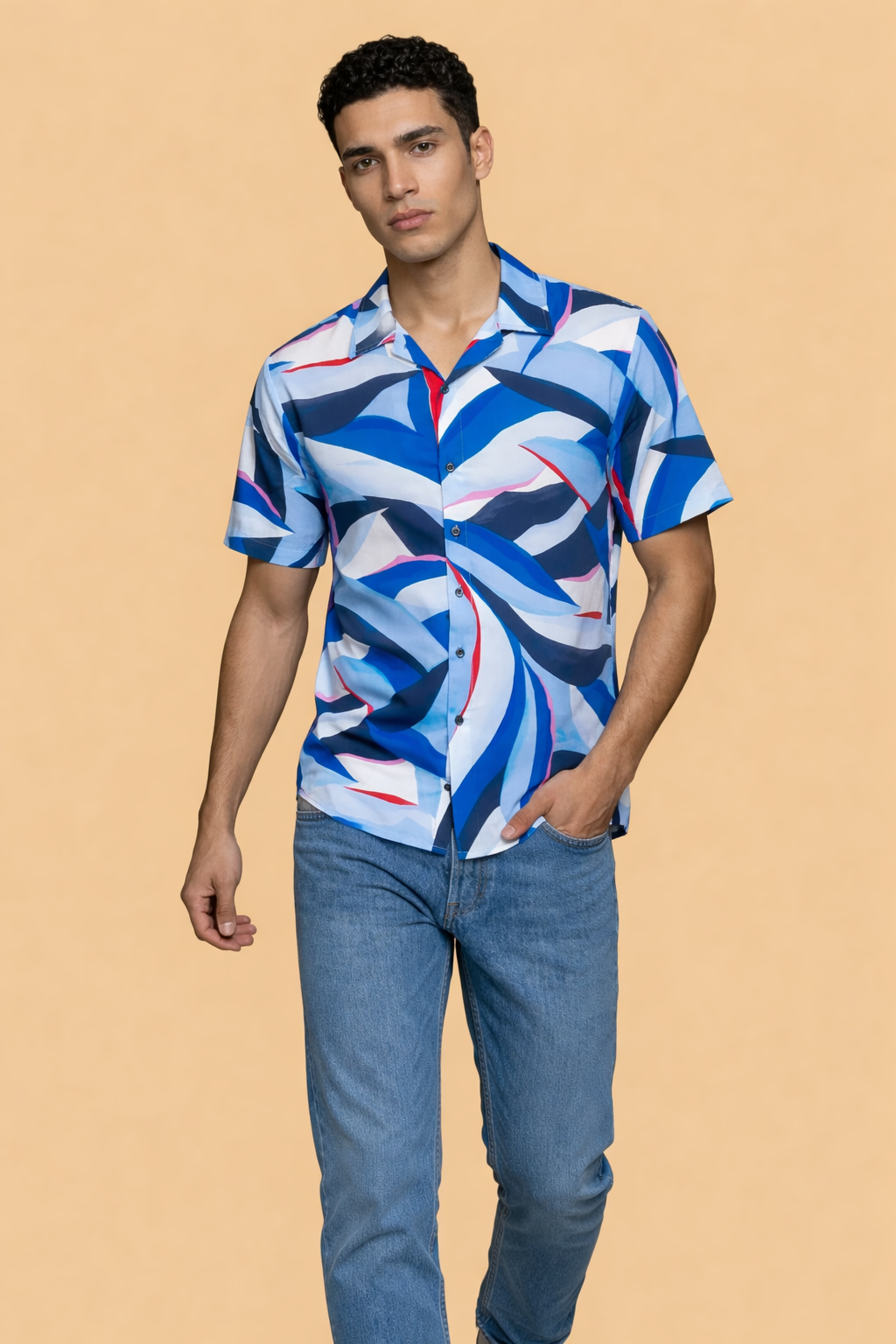 Cabana Blue Shirt for Men