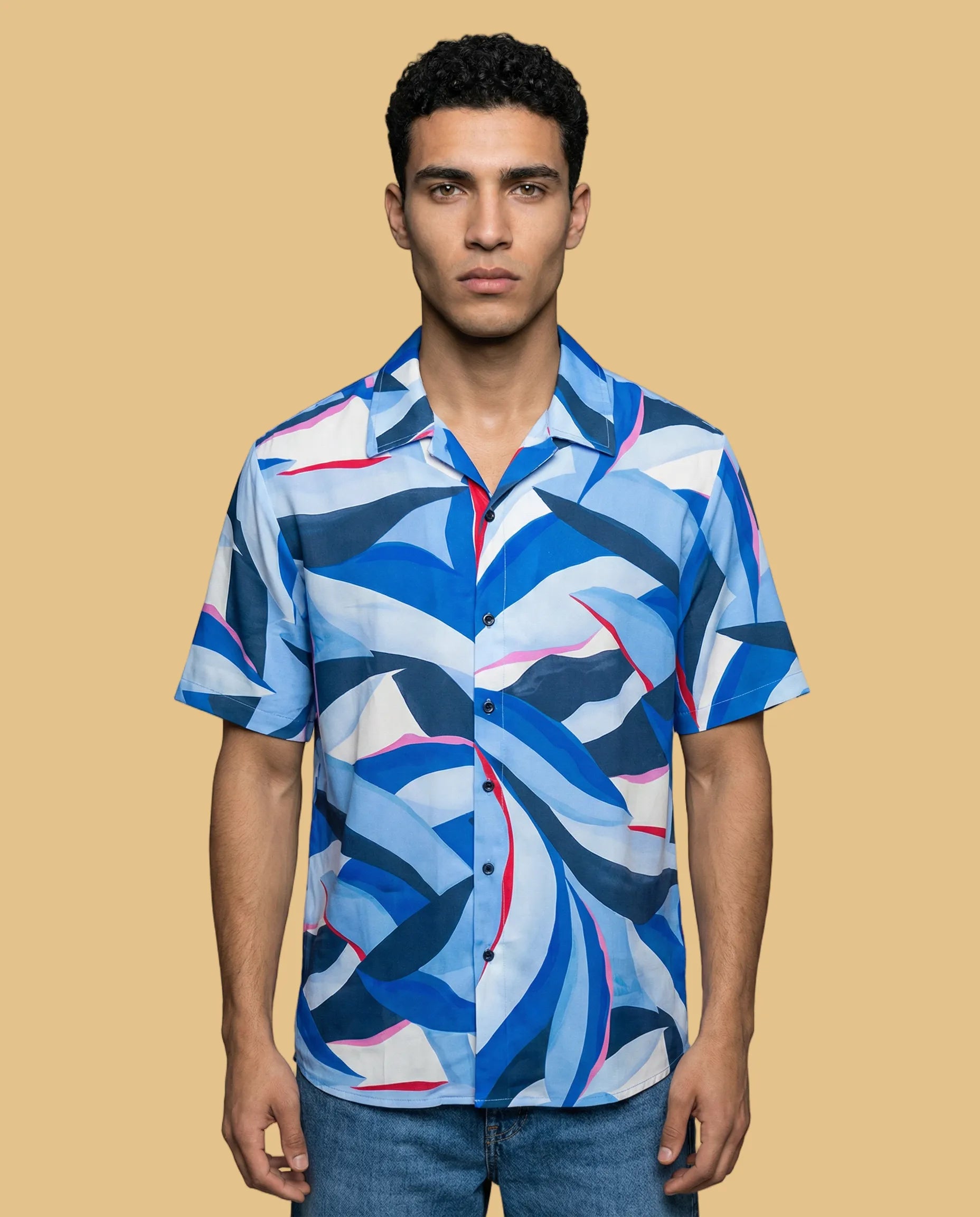 Cabana Blue Shirt for Men