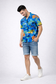 Carribbean Tropical Blue Beach Shirt for Men