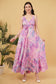 Diana Long A-Line Dress with Knot