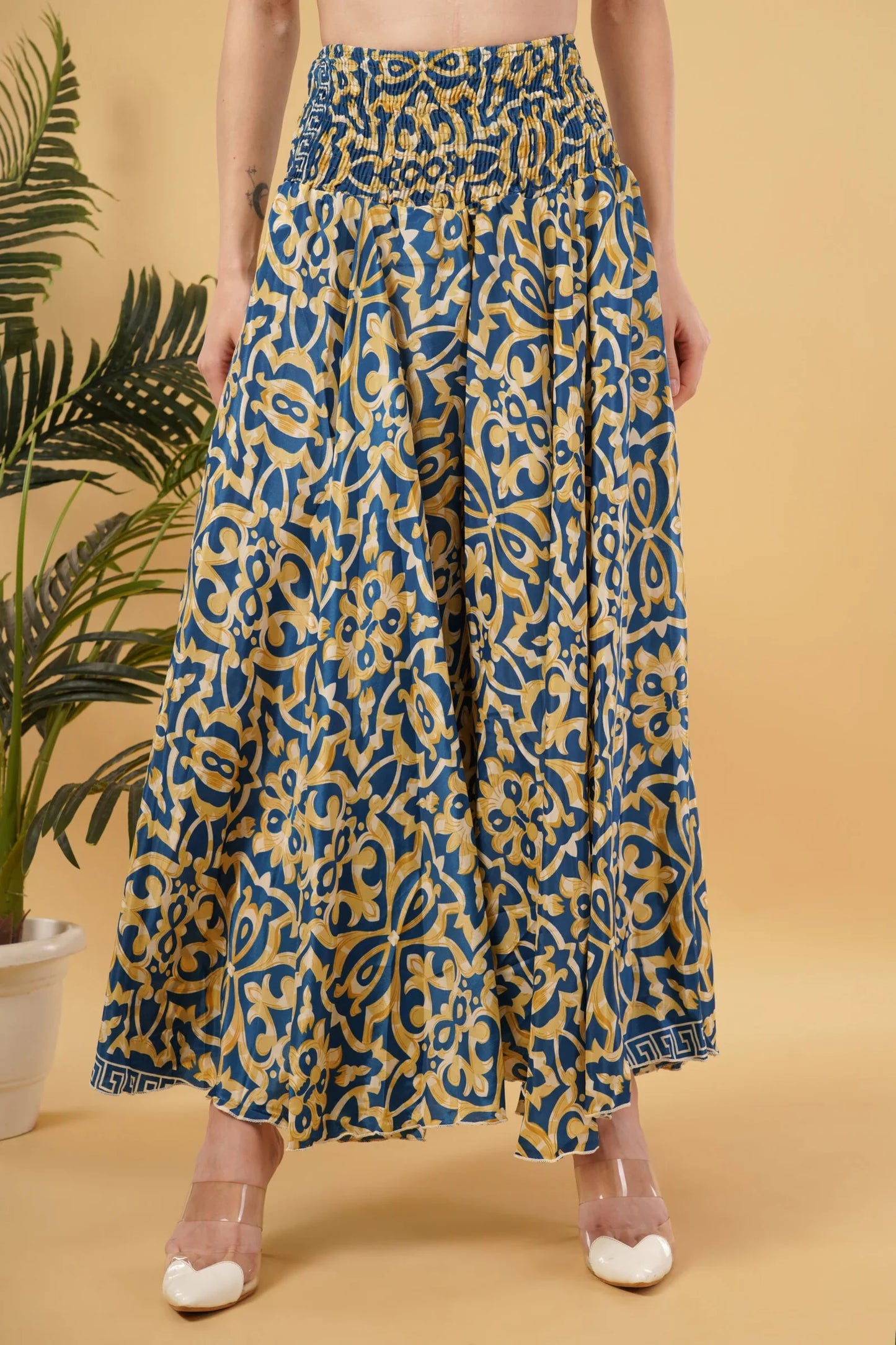 Maya Wide Legged Palazzo Pant
