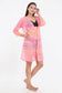 Neon Pink Front Open Kimono