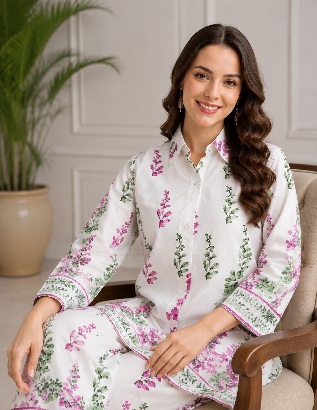 Pink Petal Co-ord Set