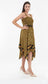 Tropical Tigeress Smock Flare Dress