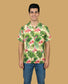 Paradise Green Beach Shirt for Men