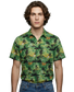 Carribbean Tropical Green Beach Shirt for Men